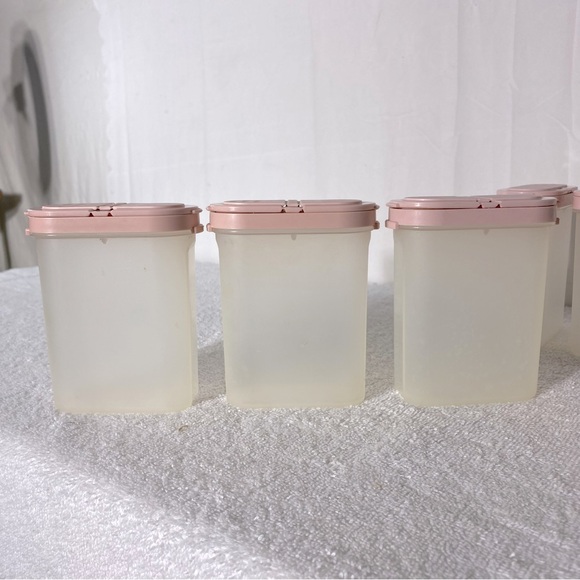 Vintage Tupperware Pink Modular Mates Spice It Containers 16pcs - Picture 4 of 16